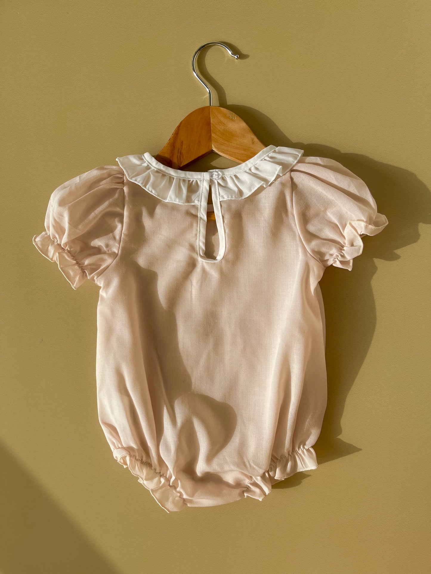Bow- butterfly sleeve romper