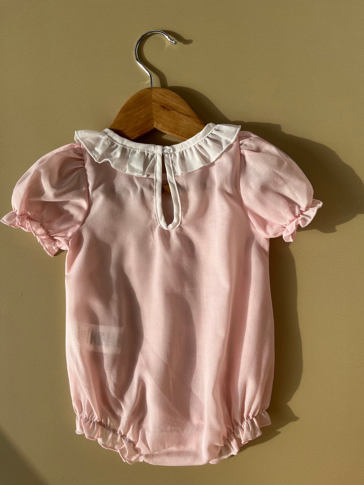 Bow- butterfly sleeve romper
