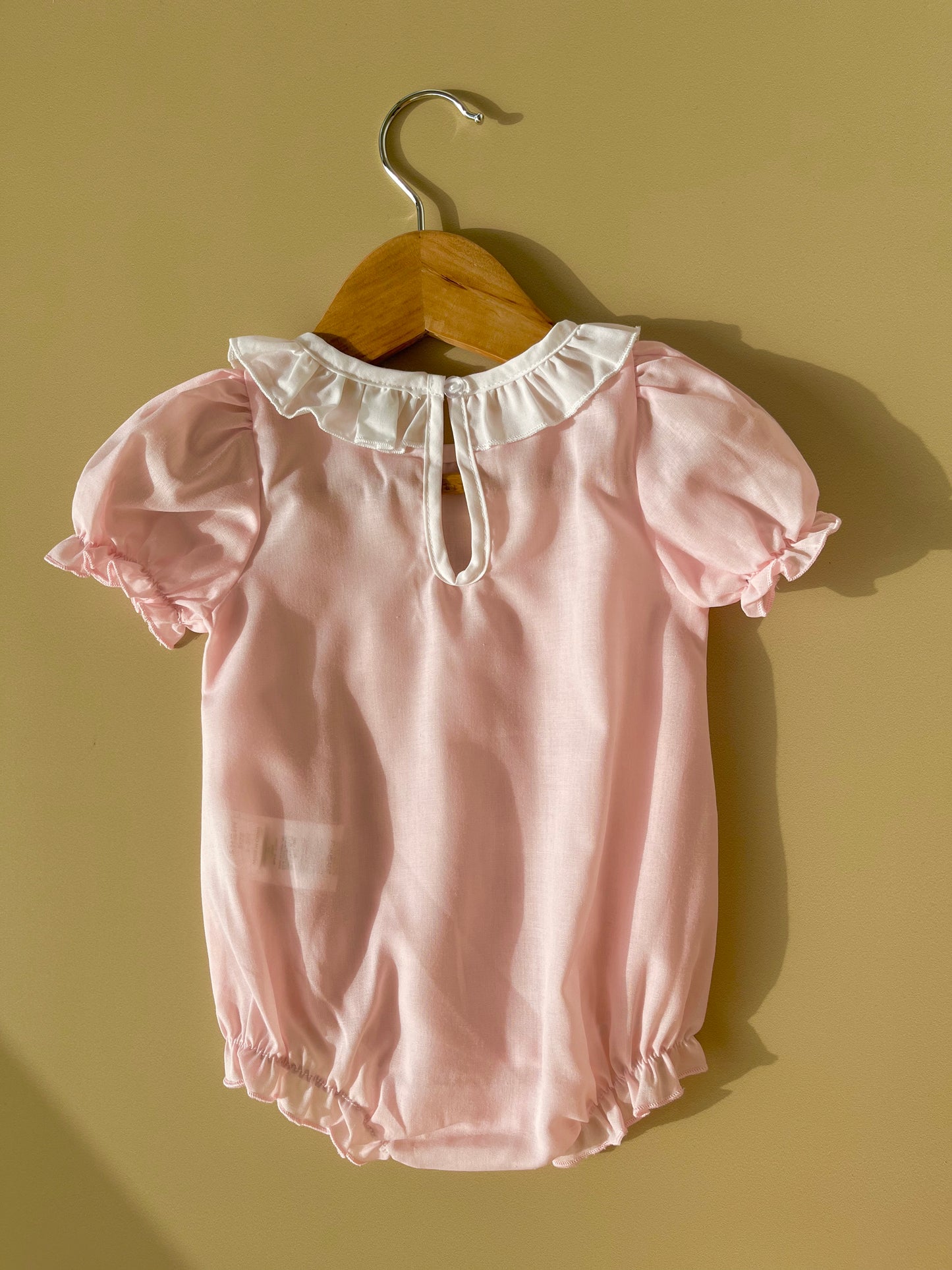 Bow- butterfly sleeve romper