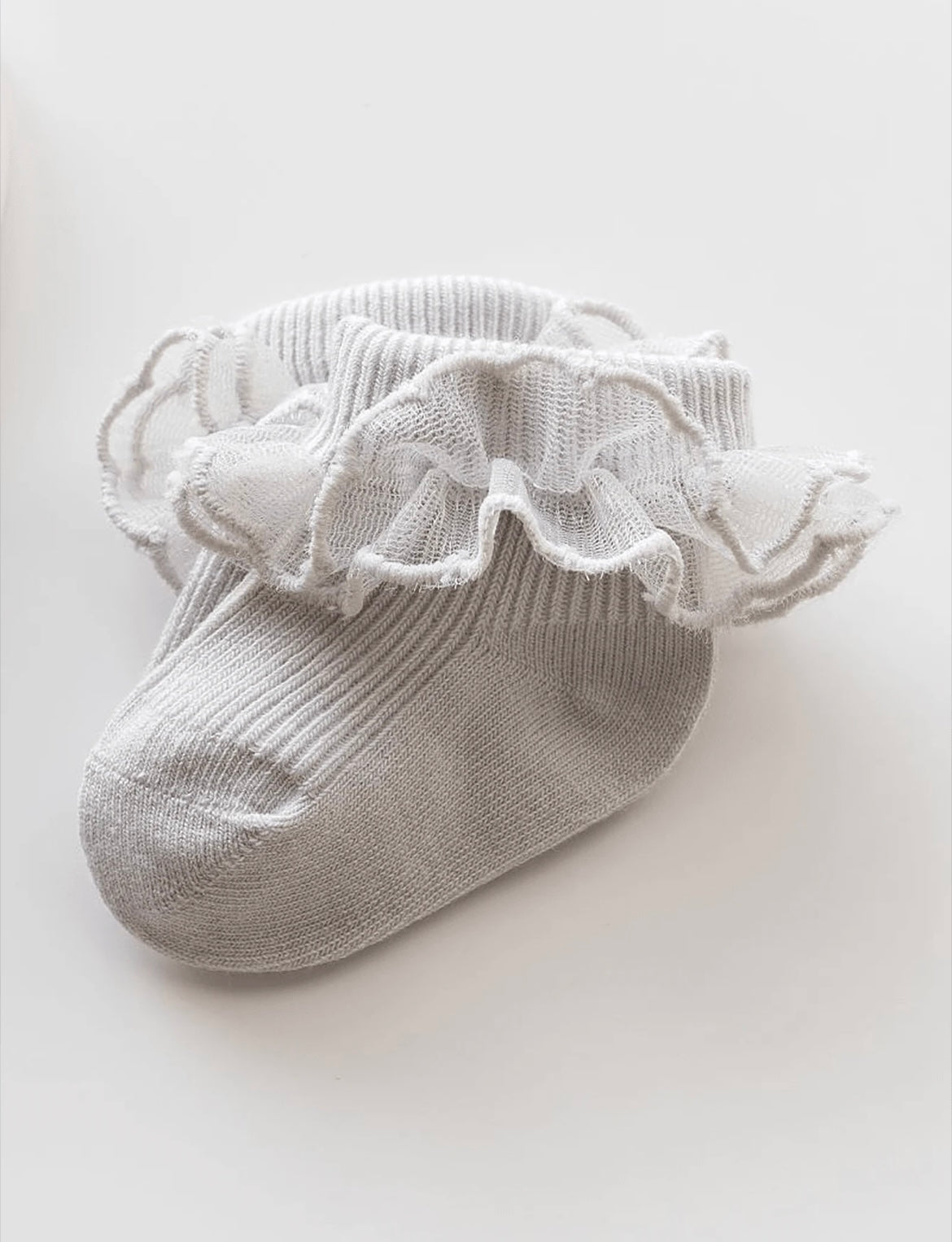 Lace marshmallow socks
