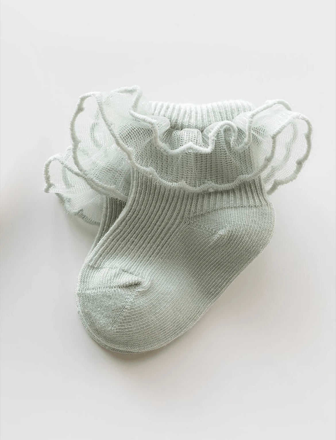 Lace marshmallow socks