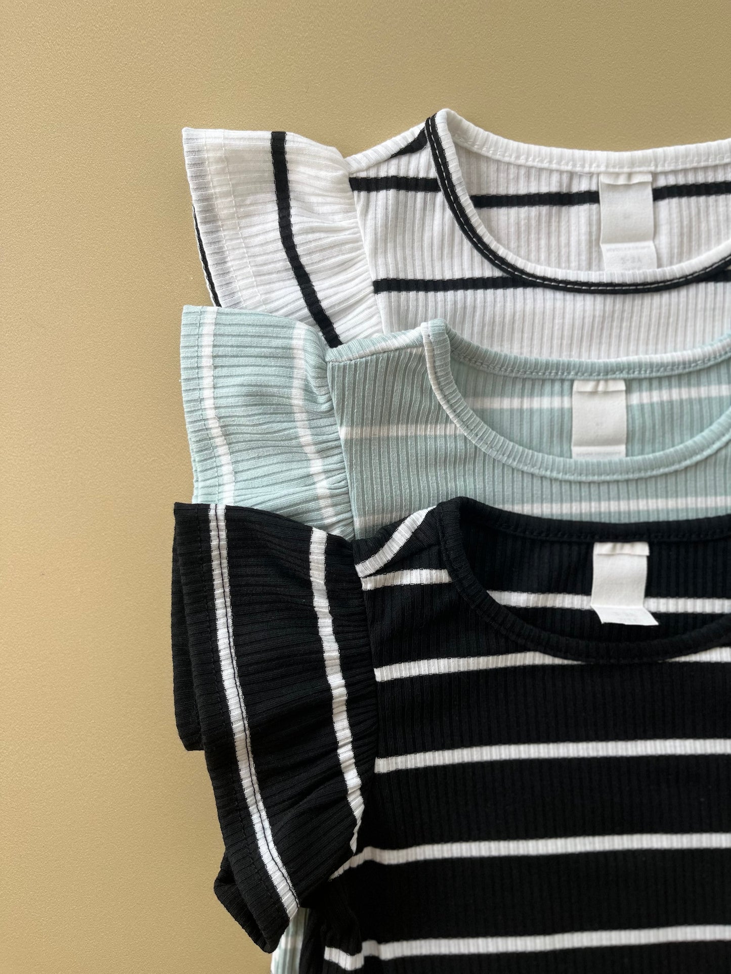 Knitted striped top