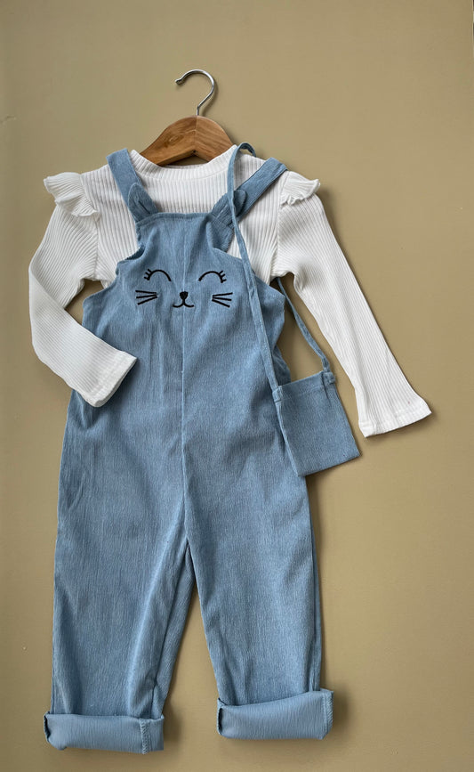 Kitty dungaree set