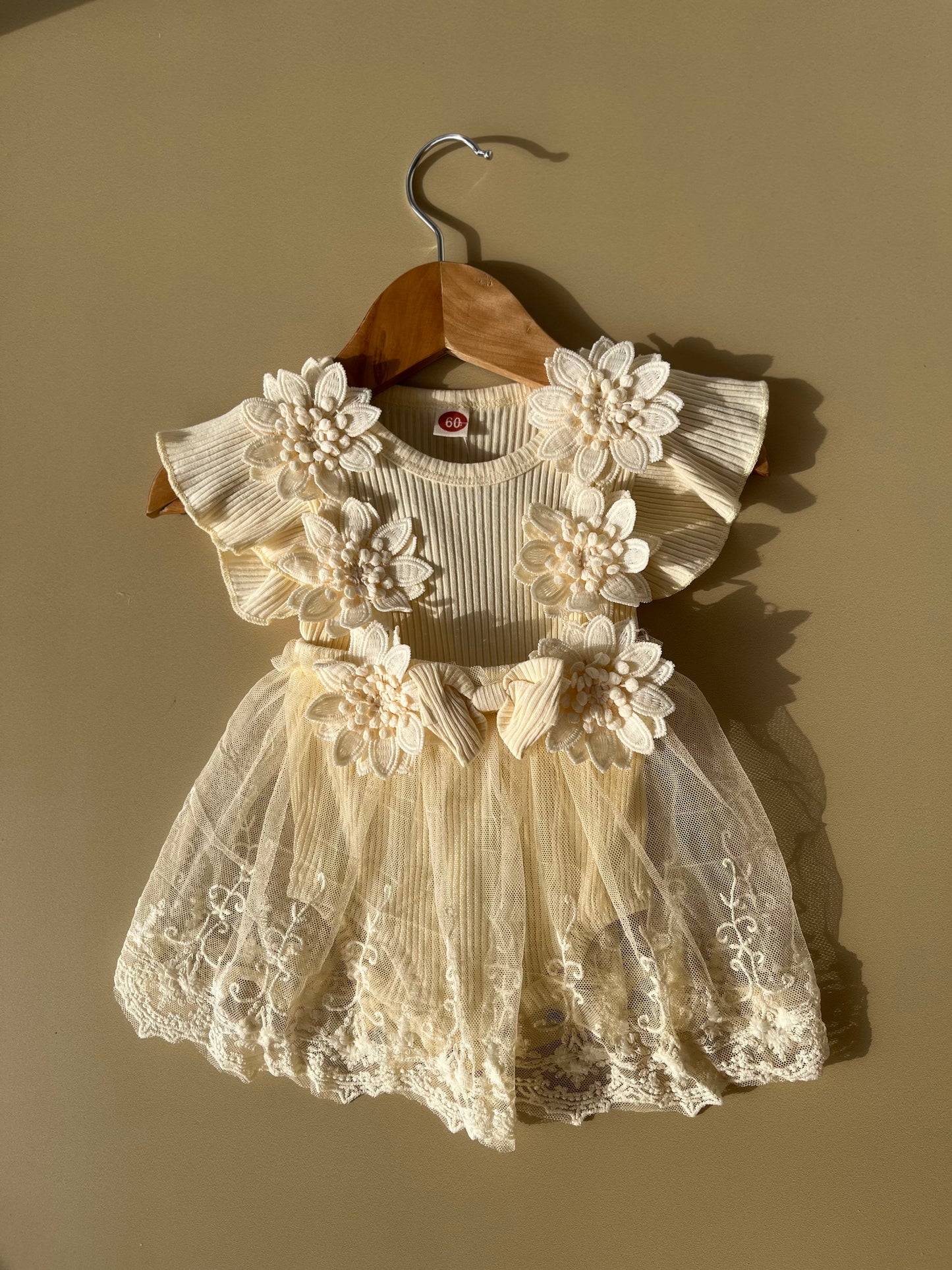 Flower bodysuit with headband