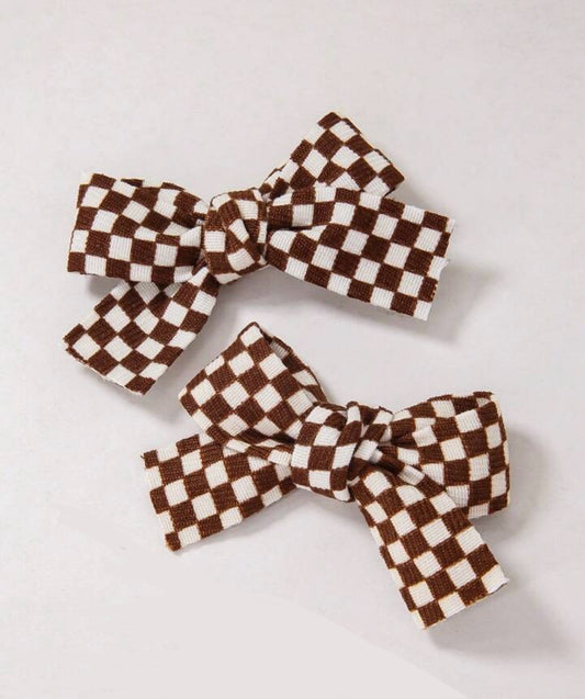 BB Girls Beige Polka Dots Hair Clips