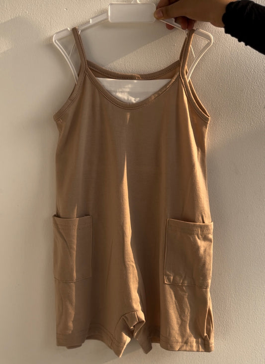 Cozy Vacation Pocket Decor Jumpsuit - 4 Years